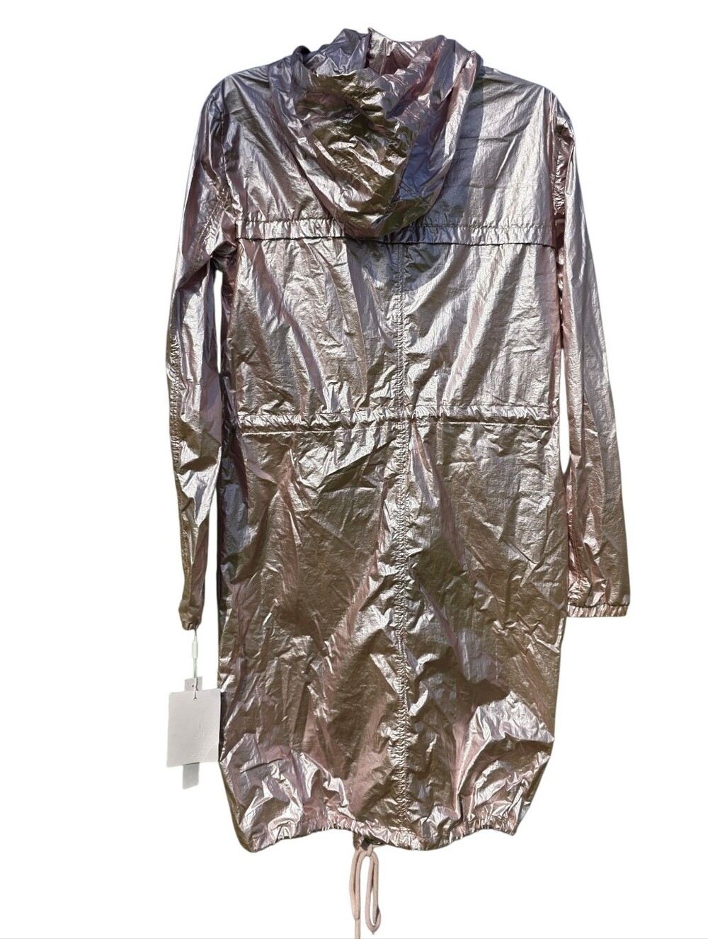 NWT Avec Les Filles Metallic Rain Jacket- S - Picture 5 of 13